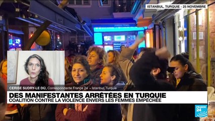 Marche contre les féminicides : Des manifestantes arrêtées en Turquie