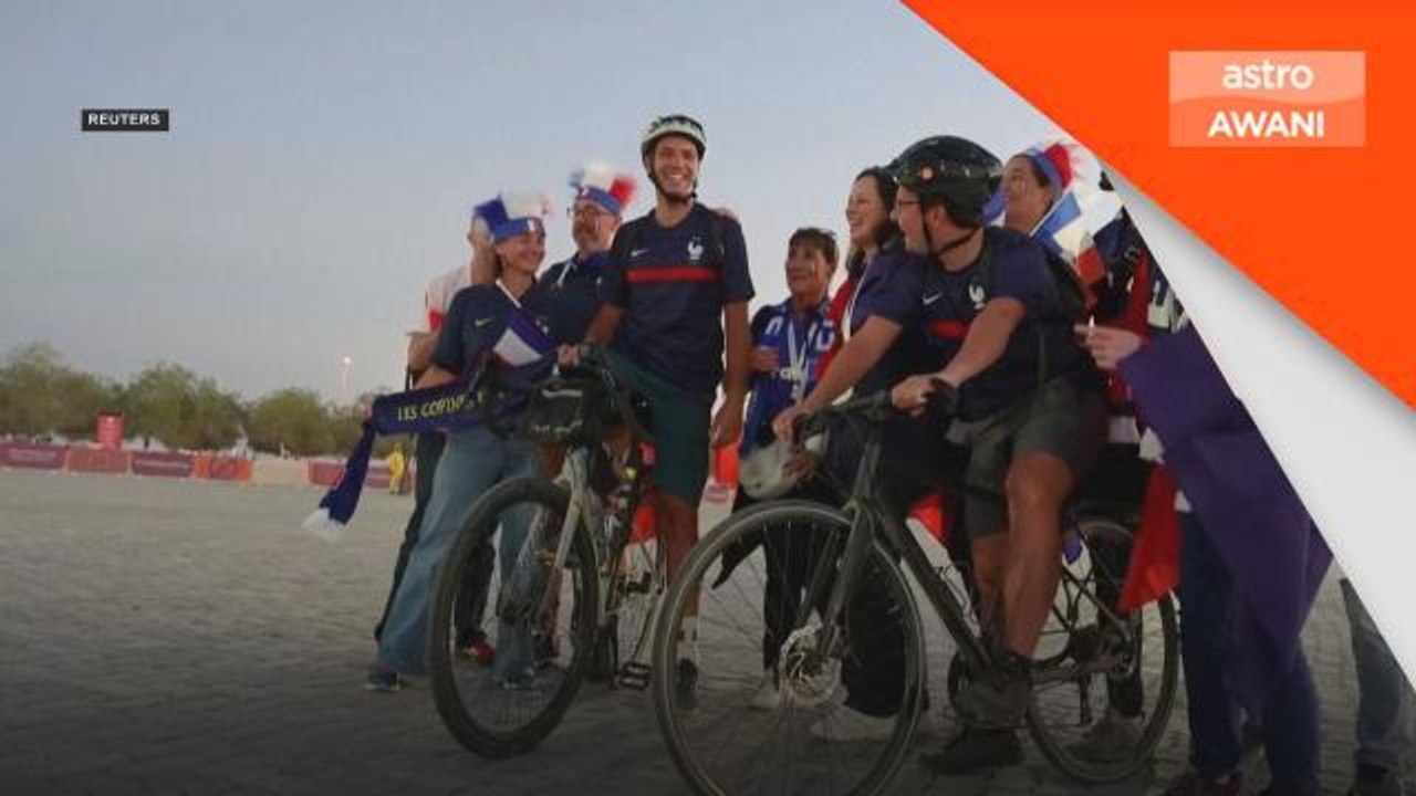 Piala Dunia 2022 | Kayuh sejauh lebih 7,000km dari Paris ke Qatar