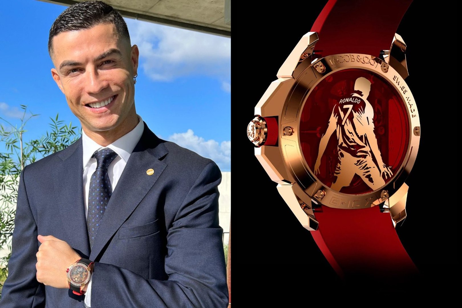 La nouvelle montre signature à 141 317 € de Cristiano Ronaldo - Vidéo  Dailymotion