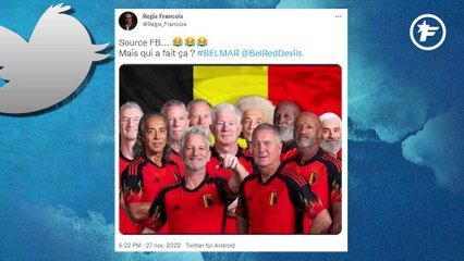 La défaite de la Belgique contre le Maroc régale la Twittosphère
