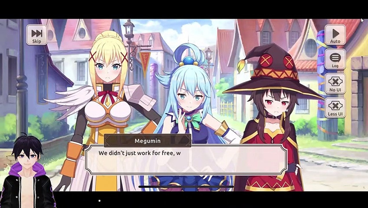 KonoSuba Fantastic Days - Story part 10 To a succabus store and we are in the red!