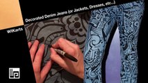 J.Wik Tutorial: How to Decorate Denim Jeans (or Jackets, Dresses, etc...)