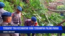 Polres Cianjur Lakukan Penanganan Longsor Pasca Gempa Bumi Di Wilayah Cianjur