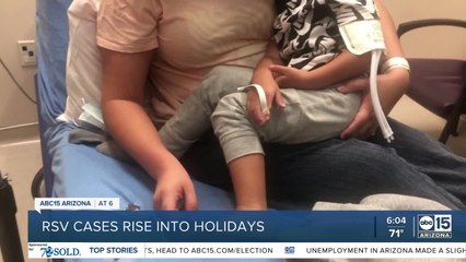RSV cases rise statewide into the holiday season