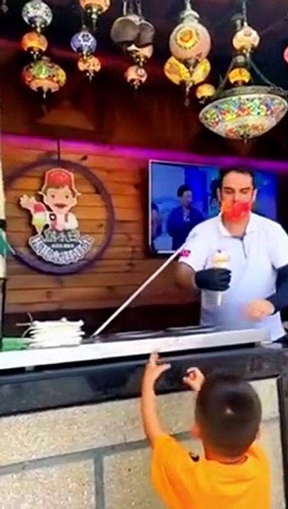 give him an ice cream