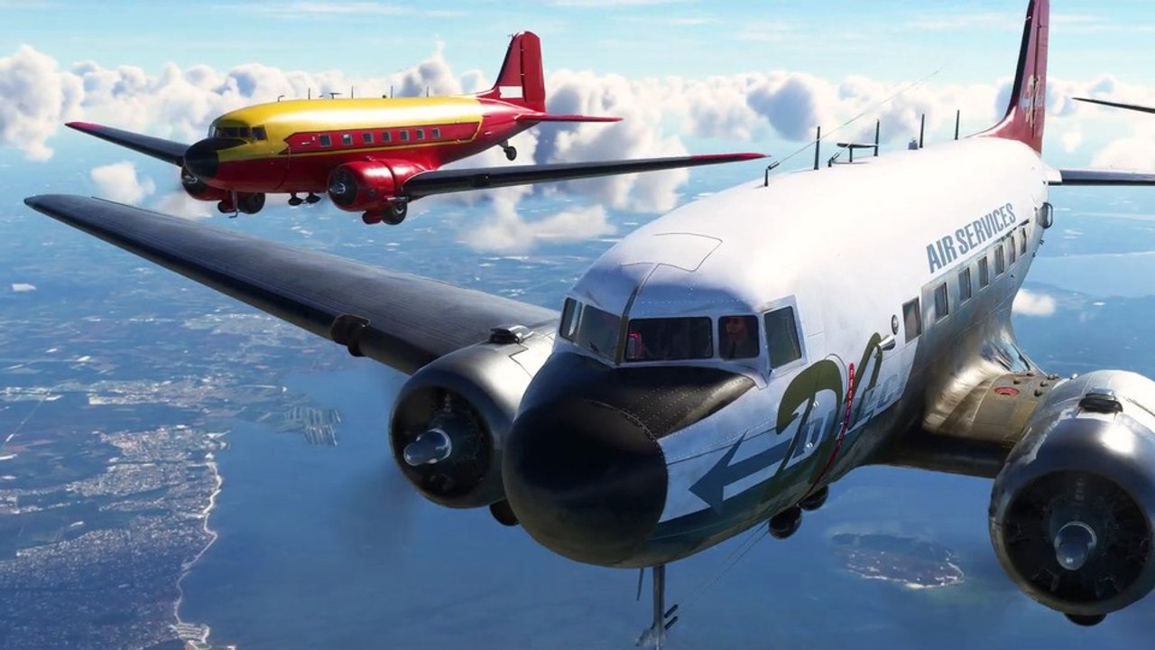 Der MS Flight Simulator nimmt uns zum 40. Jubiläum auf eine Reise in die Vergangenheit