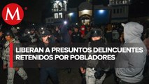 Presuntos extorsionadores son liberados, después de 9 horas detenidos en Toluca