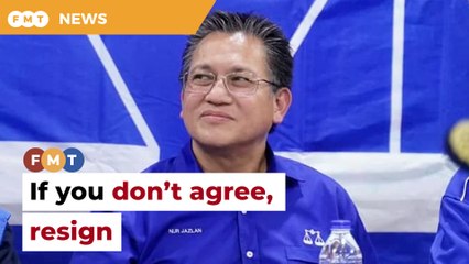 Support party decision or quit, Nur Jazlan tells BN MPs