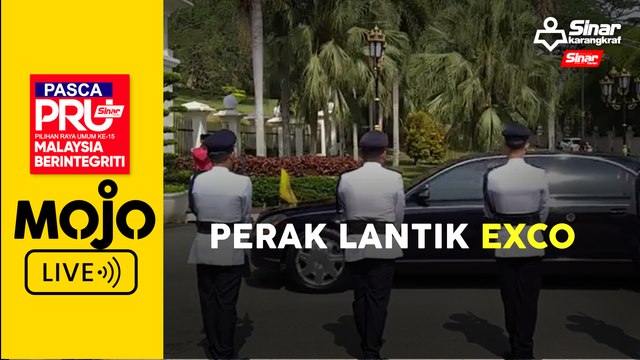 PASCA PRU15: Istiadat angkat sumpah Exco Perak