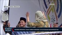 Momen Menarik, Puan-Gibran Semobil di Muktamar Muhammadiyah