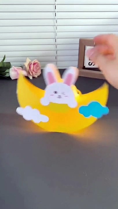 Paper Craft - Rabbit in the moon