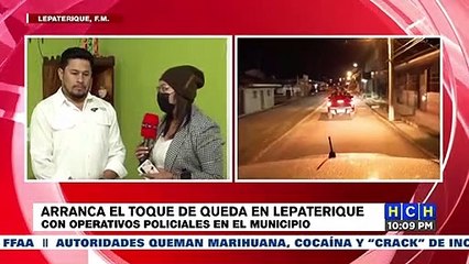 Entra en vigencia Toque de Queda en Lepaterique para combatir la criminalidad