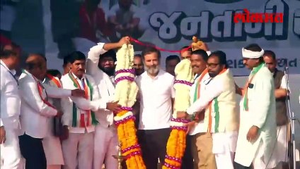 राहुल गांधींचे भाषण सुरू असतानाच तो उठला आणि...