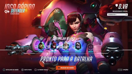 Jogando de D.VA no Overwatch 2