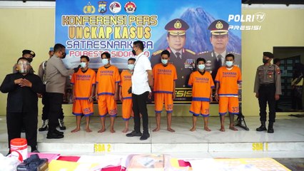 Pengguna Sabu Ditangkap di Krian, Berkembang Dua Pelaku di Balongbendo