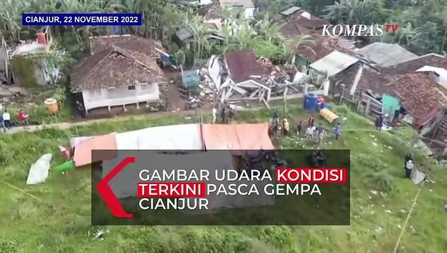 Gambar Udara Kondisi Terkini Pasca Gempa Cianjur