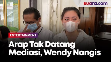 Reza Arap Tak Datang Mediasi, Wendy Walters Nangis Merasa Dipermainkan