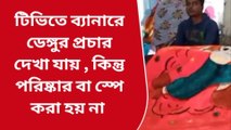 টিভিতে ব্যানারে ডেঙ্গুর প্রচার দেখা যায়, কিন্তু হয় না পরিষ্কার