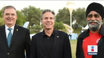 Ebrard  y autoridades de EU y Canadá inician cuenta regresiva para el Mundial 2026