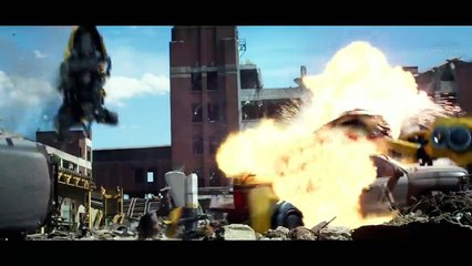 Transformers_ The Last Knight (2017) - First battle scene - Only Action [4K]