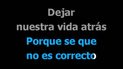 Ahora que te vas -  La Quita Estacion -  Karaoke  - Letra