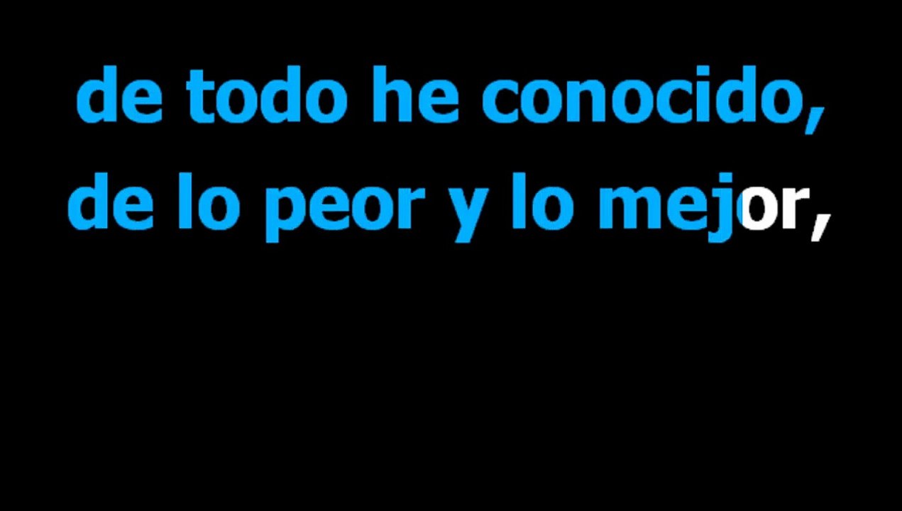 Al Modo Mio   Alberto Vasquez - Karaoke - Letra