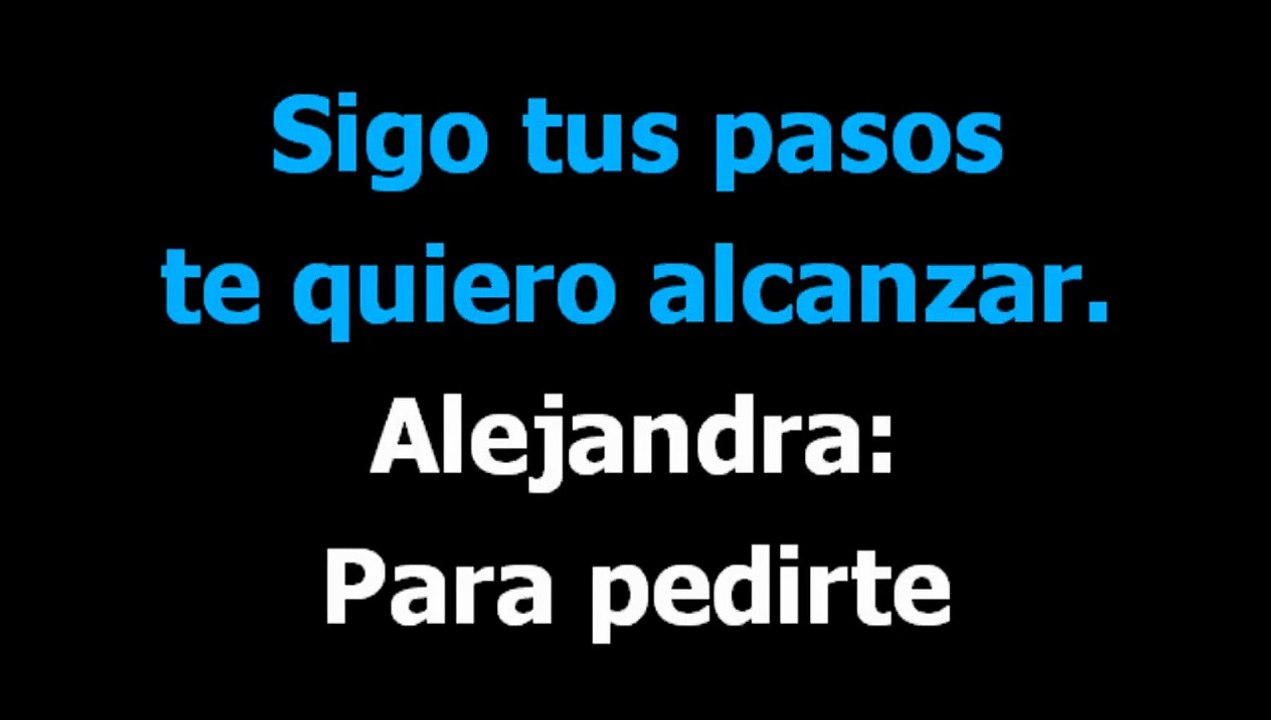 Al pasar -  Kabah Y Alejandra Guzman  - Karaoke -  Letra