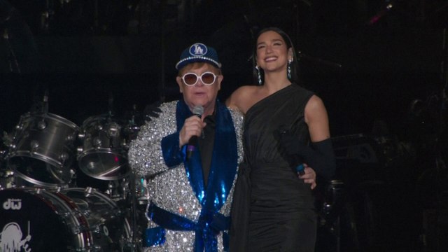 Le fameux Cold Heart interprété par Dua Lipa et Elton John lors de sa tournée d'adieux à Los Angeles