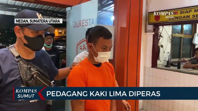 Sejumlah Pedagang Kaki Lima di Pasar Petisah Medan Diperas Preman