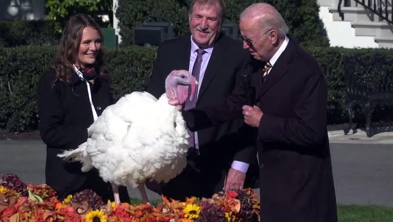 Biden begnadigt vor Thanksgiving zwei Truthähne