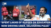 EDUCATED YOUTH DRIVING UBER DELIVERING PIZZA | Rahul Gandhi | Congress | Education |