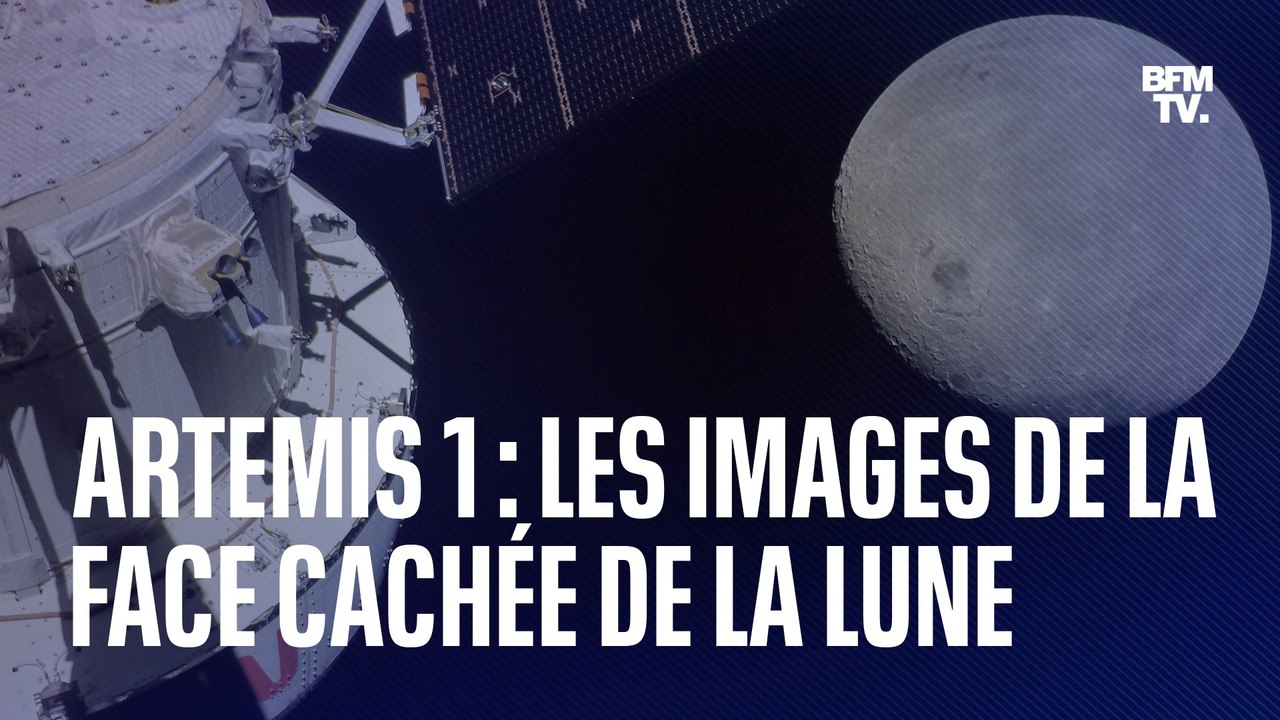 Artémis 1: les images impressionnantes de la face cachée de la Lune capturées par la capsule Orion