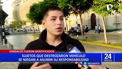 Sujeto acusado de destrozar auto durante concierto de Bad Bunny se niega a sumir su responsabilidad