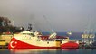 Barbaros Hayrettin Paşa Sismik Araştırma Gemisi Trabzon Limanı'ndan ayrıldı