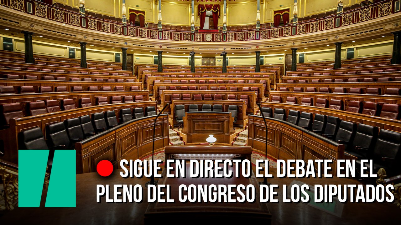 Sigue en directo el debate en el Pleno del Congreso de los Diputados ...