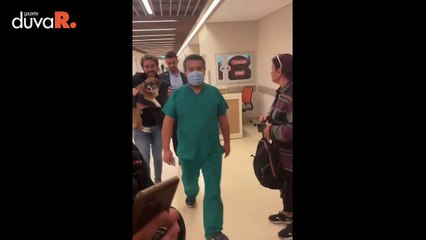 Trafik kazasında yaralanan Sergen Deveci'nin hastaneden ilk görüntüsü