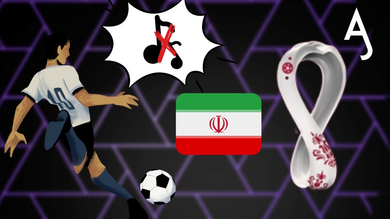 Los jugadores de Irán no cantan el himno en señal de protesta✊