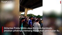 Viral Ratusan Orang Demo di Tol Cikarang, Ini Penjelasan Polisi