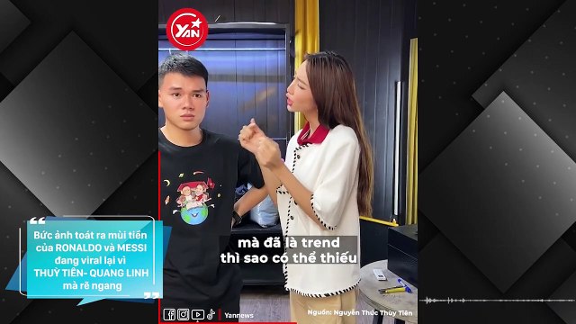 Bức ảnh của Ronaldo và Messi viral khắp cõi mạng nhưng vì Thùy Tiên, Quang Linh lại rẽ ngang