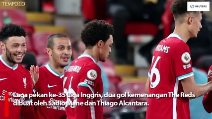 Menjamu Southampton, Liverpool Unggul 2-0