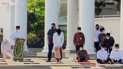 Begini Lebaran Sederhana Ala Presiden Jokowi