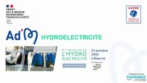 Introduction de la 9ème rencontre de l’hydroélectricité