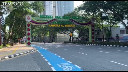 Suasana Idul Fitri di Kuala Lumpur Saat Lockdown Malaysia