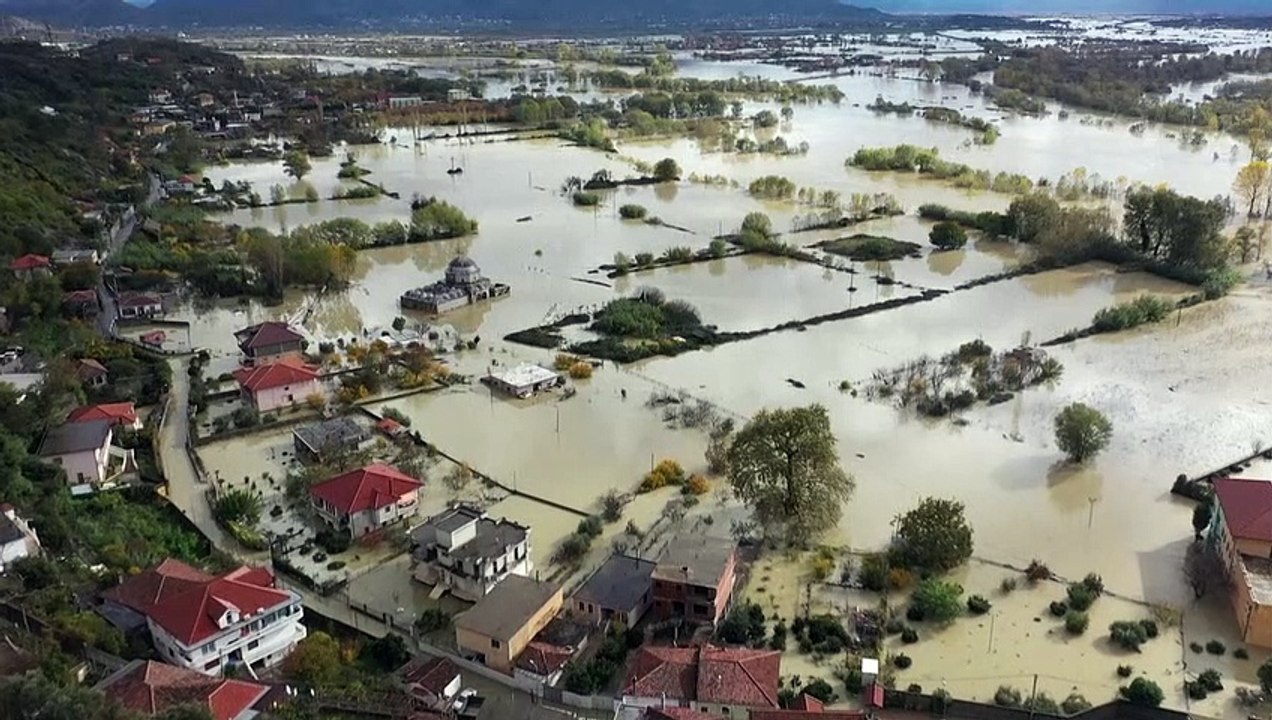 Schwere Überschwemmungen im Norden Albaniens