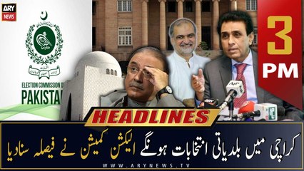 ARY News | Prime Time Headlines | 3 PM | 22nd November 2022