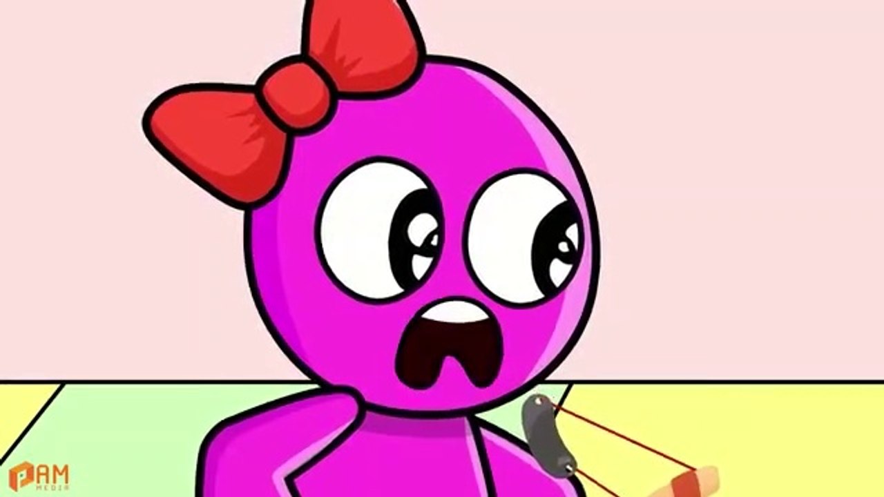 Rainbow Friends. Blue Has A Bad Day At the Beach