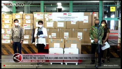 Menlu Retno: Sudah Terlalu Lama Hak-hak Palestina Digerogoti Israel