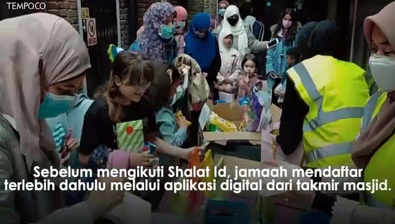 Suasana Perayaan Idul Fitri di Inggris