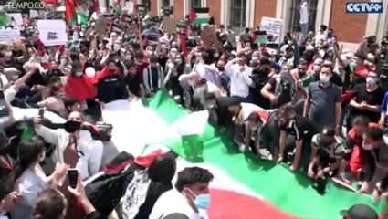 Kecam Serangan Israel, Ribuan Demonstran Dukung Palestina di Madrid