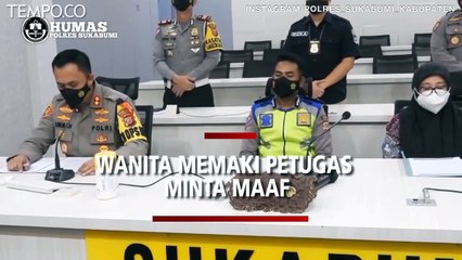 Wanita Memaki Polisi saat Diputar Balik di Pos Penyekatan, Akhirnya Minta Maaf